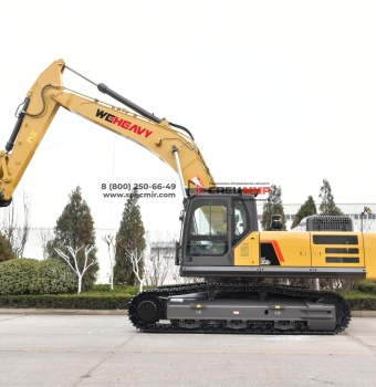 Гусеничный экскаватор WEHEAVY WE350F Двухпоточная гидролиния с реверсом