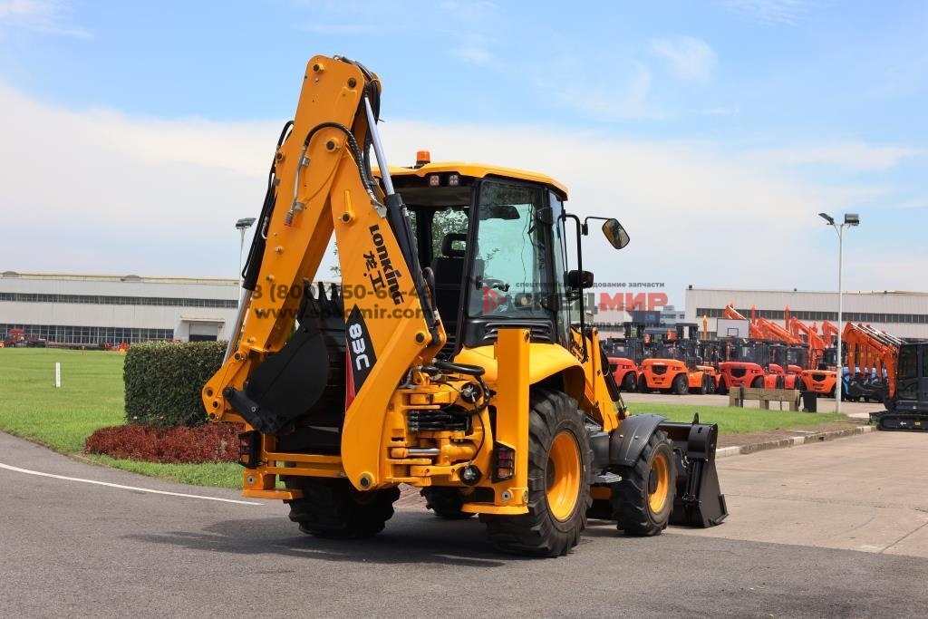 Экскаватор-погрузчик LONKING 83C АКПП (мосты) Carraro, Увеличенные колеса 4
