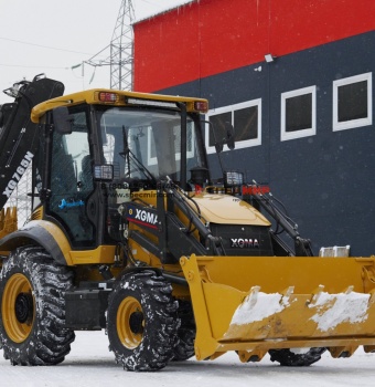Экскаватор-погрузчик XGMA XG765N (VP) CARRARO, джойстики
