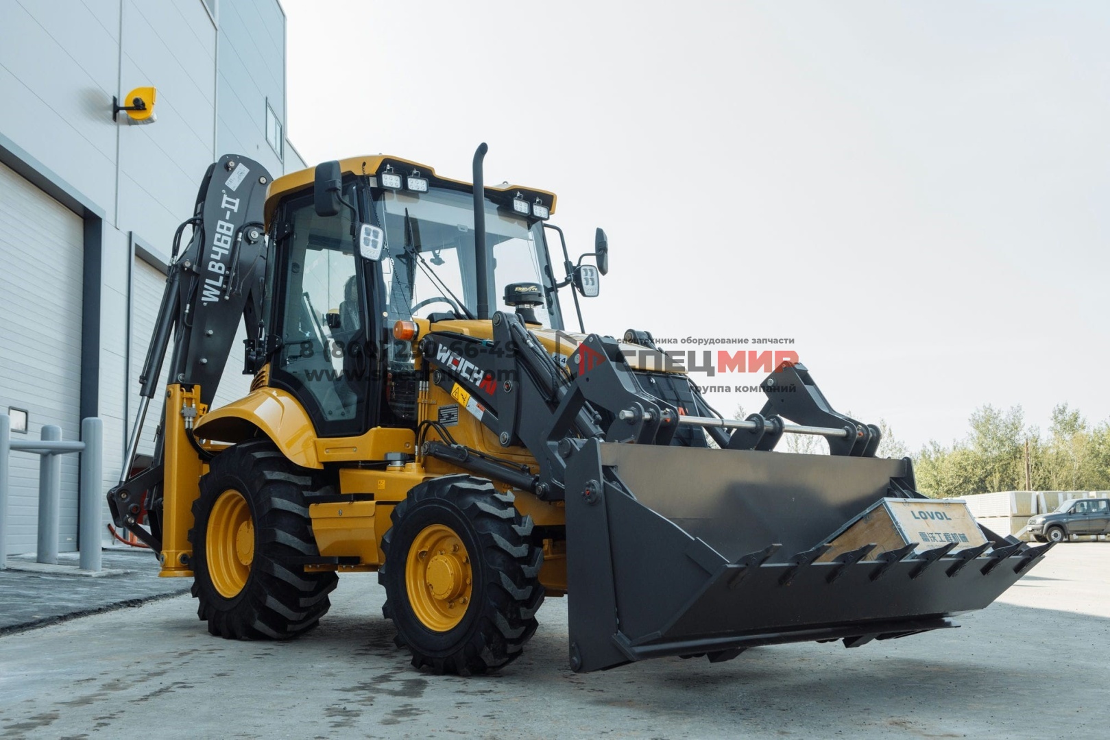 Экскаватор погрузчик WEHEAVY WLB468-II (Мосты LOVOL) 2