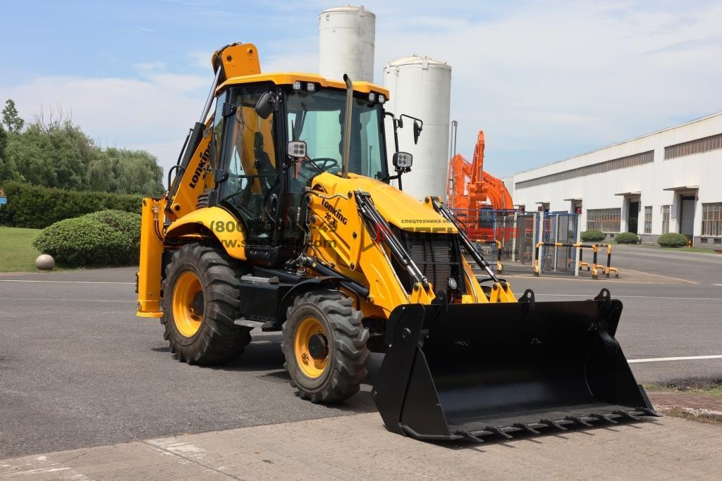 Экскаватор-погрузчик LONKING 83C АКПП (мосты) Carraro, Увеличенные колеса 1