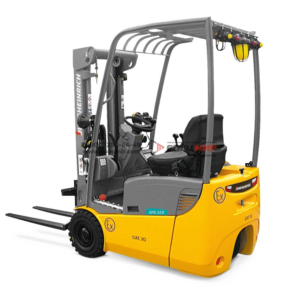 Электрический трехколесный погрузчик Jungheinrich EFG 113 1