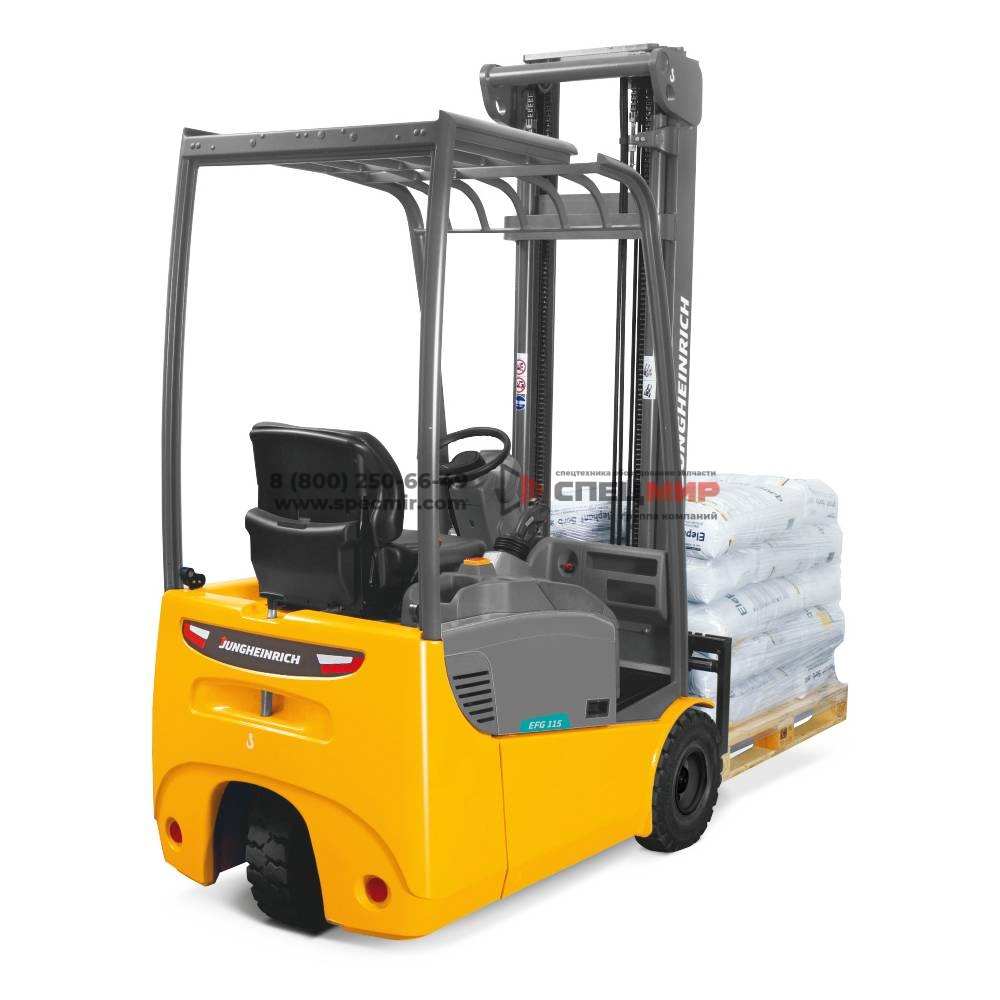 Электрический трехколесный погрузчик Jungheinrich EFG 110k 2